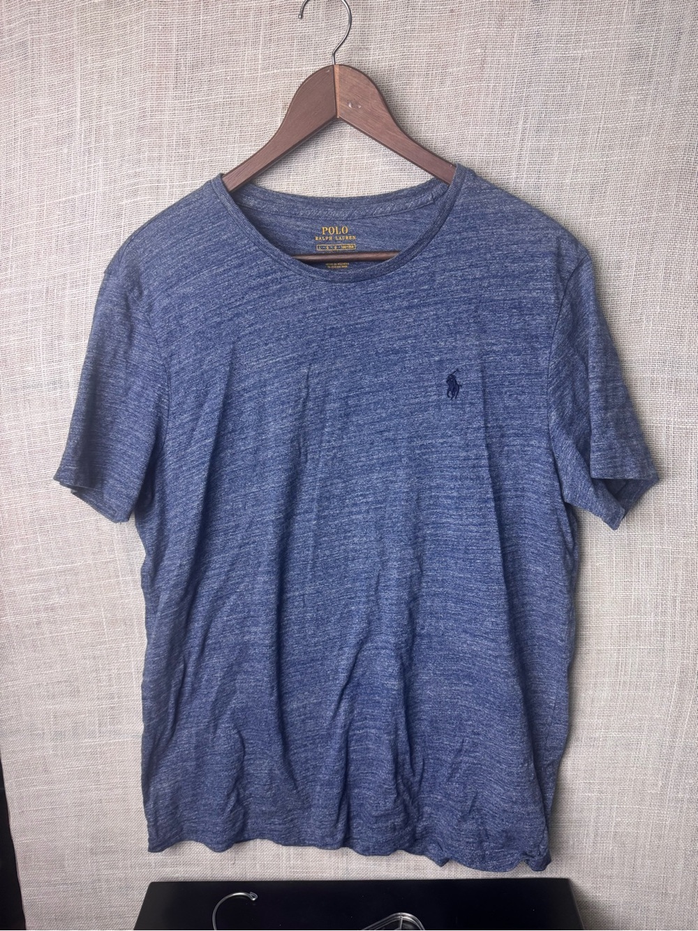 Polo by Ralph Lauren Heather Navy Short Sleeve Crew Tee